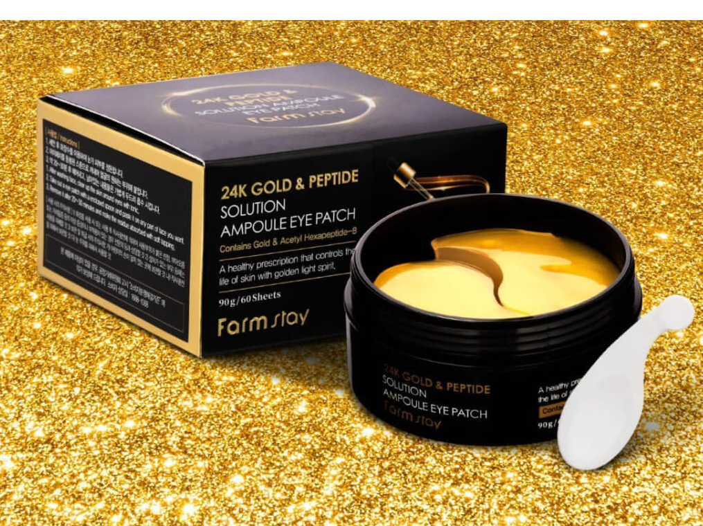 Патчи с золотом и пептидами 24K Gold&Peptide Perfect Ampoule Eye Patch